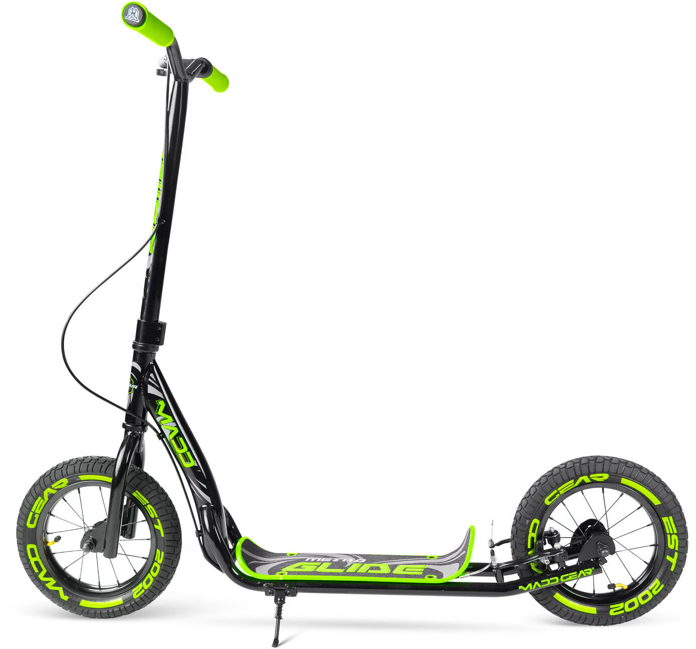 MGP Madd Gear Metro Glide 300 city kinderstep scooter kickstep zwart groen 2/6