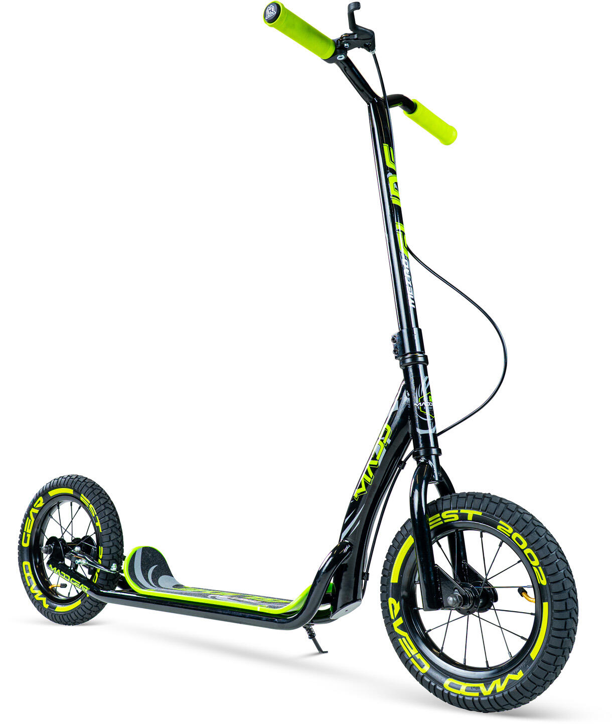 MGP Madd Gear Metro Glide 300 city kinderstep scooter kickstep zwart groen 4/6
