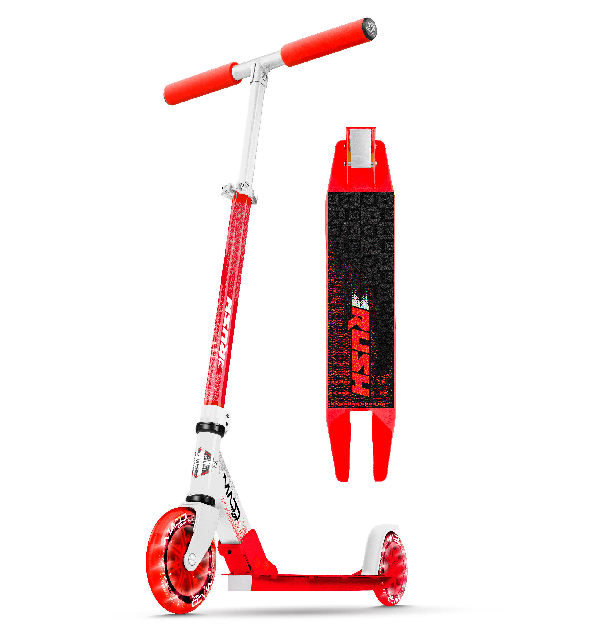 MADD GEAR PRO Scooter  Metro Rush 125  Weiss rot