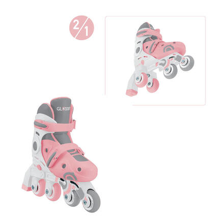 GLOBBER LEARNING SKATES 2in1 blau, Gr. 30-33