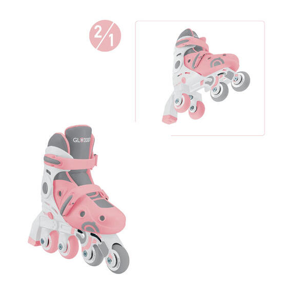 GLOBBER LEARNING SKATES 2in1 blau, Gr. 30-33