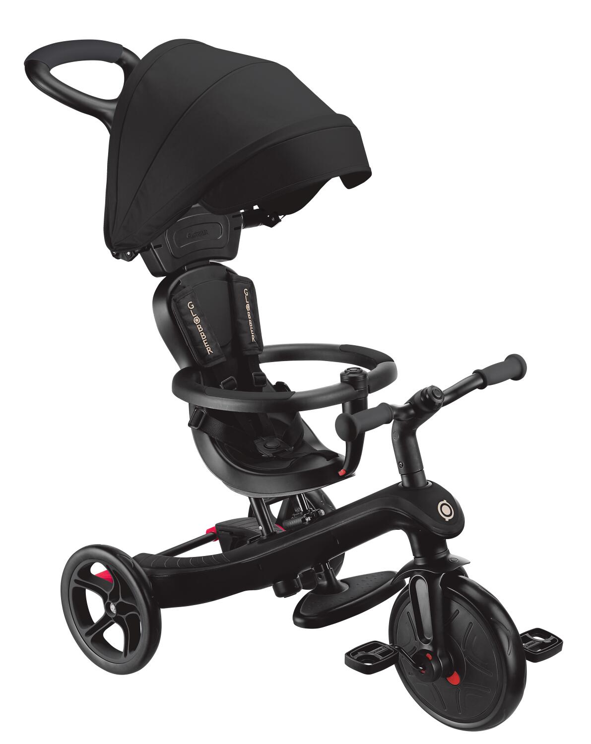 Evolutiedriewieler voor baby EXPLORER 4-in-1 - Zwart 9/14