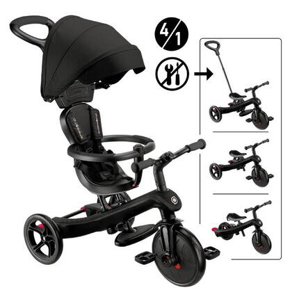 Tricycle évolutif pour bébé EXPLORER 4 en 1 - Bleu marine