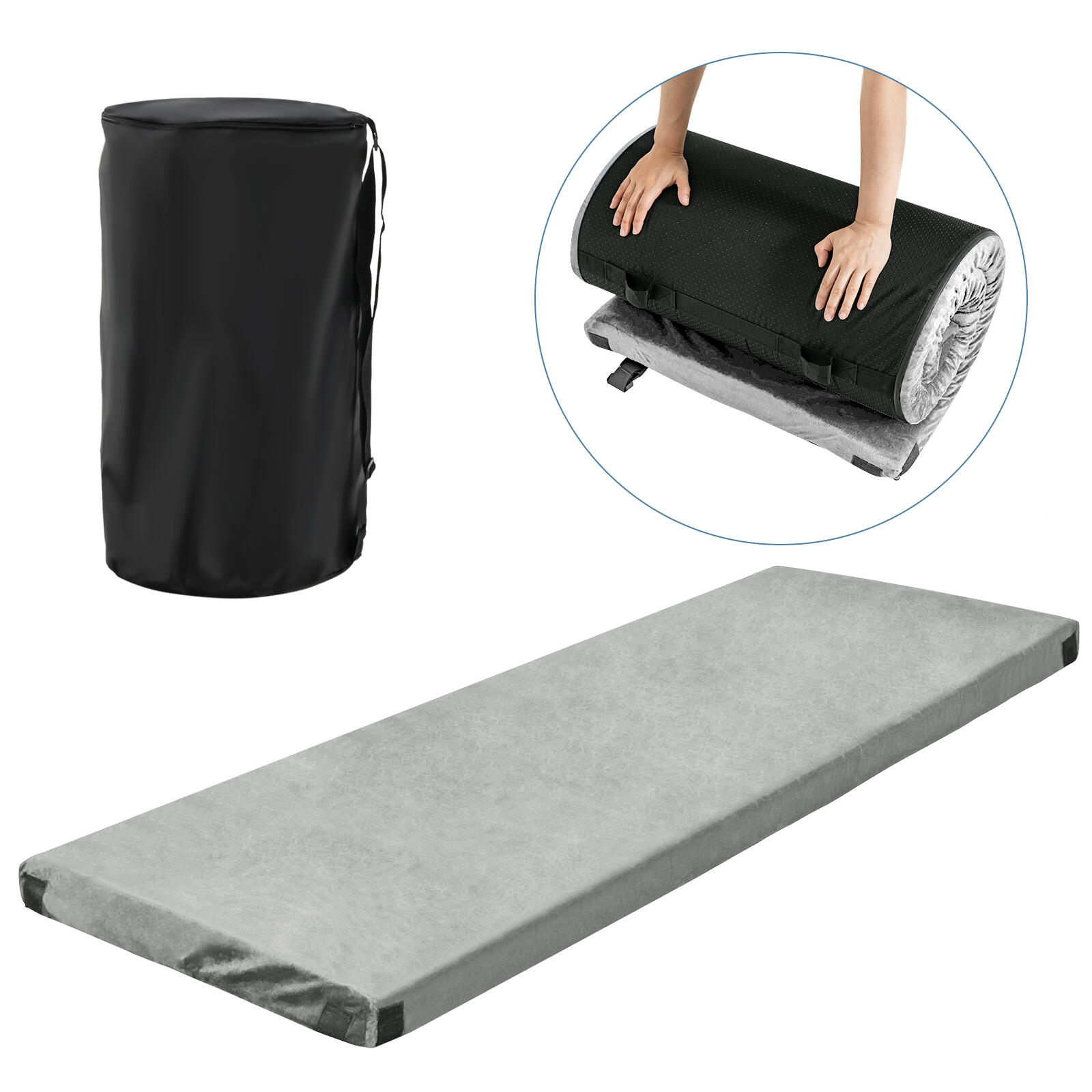 1.8m Memory Foam Mattress Waterproof Mat Anti-Slip