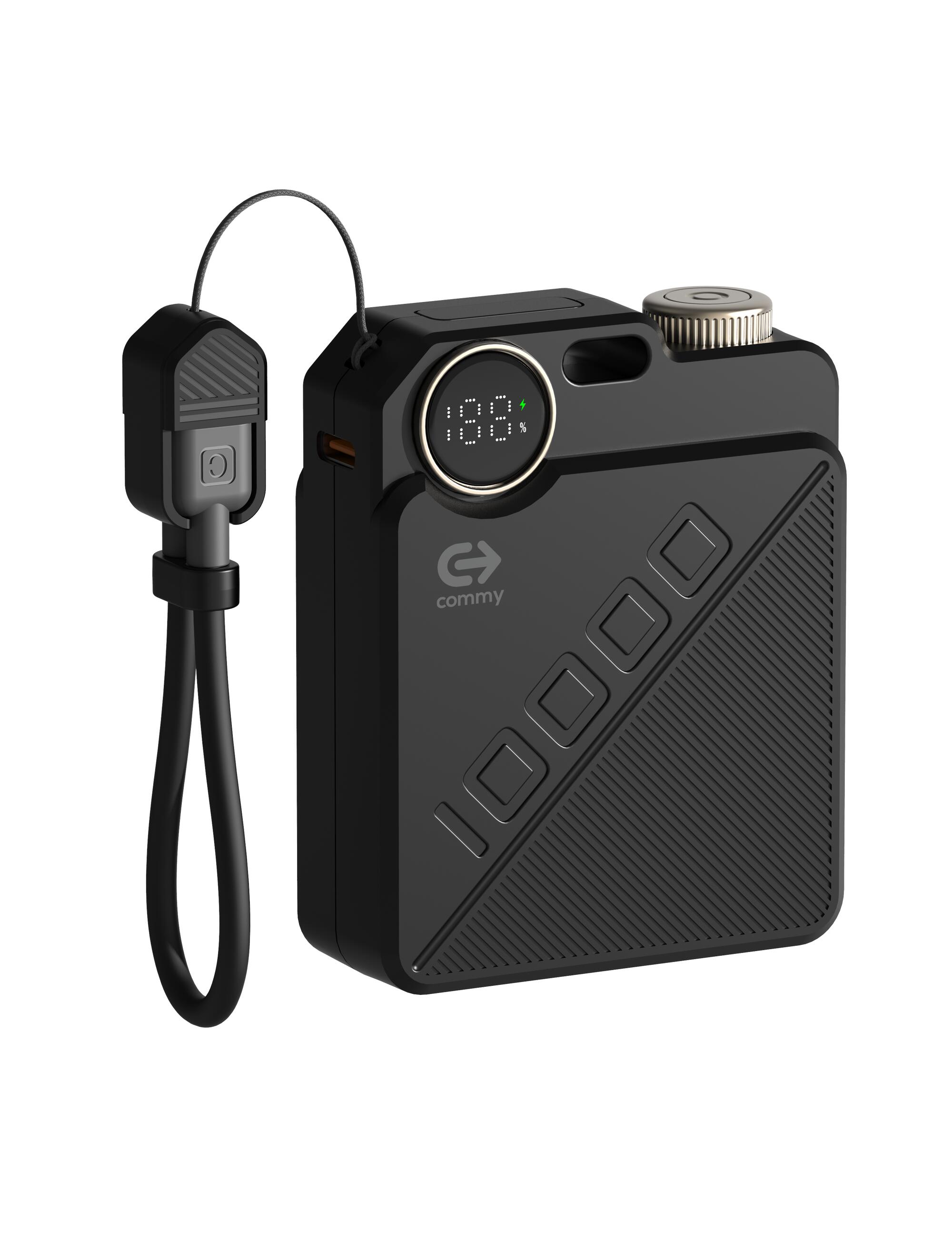 Commy MINI Powerbank PB-B001 10000 mAh Fastcharge PD22.5W - Black