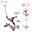 Trotineta Globber Go-Up 3 in 1 Active, Eco, rotire 360, roz pal