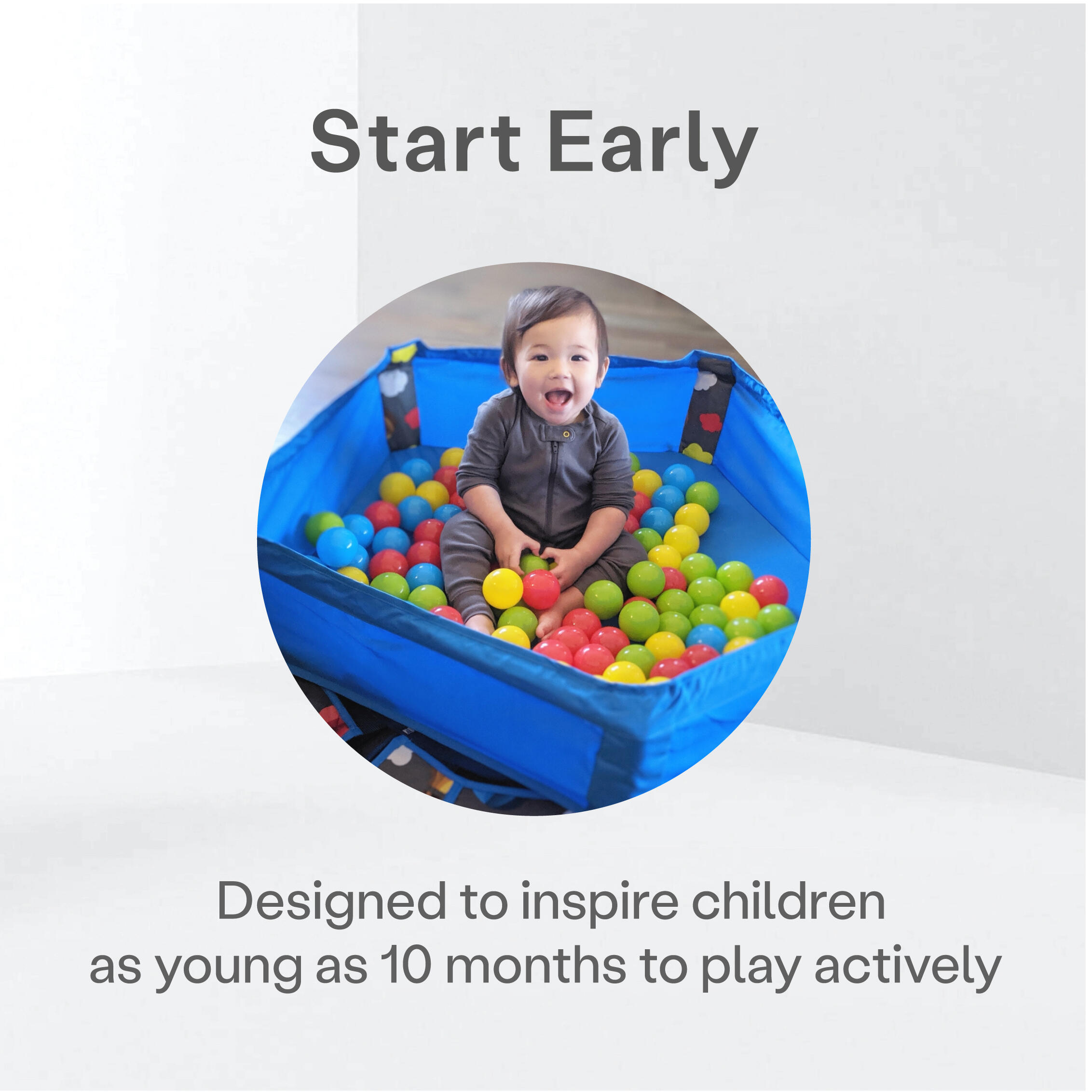 Trampoline Activity Center 3in1 Blue 3/7