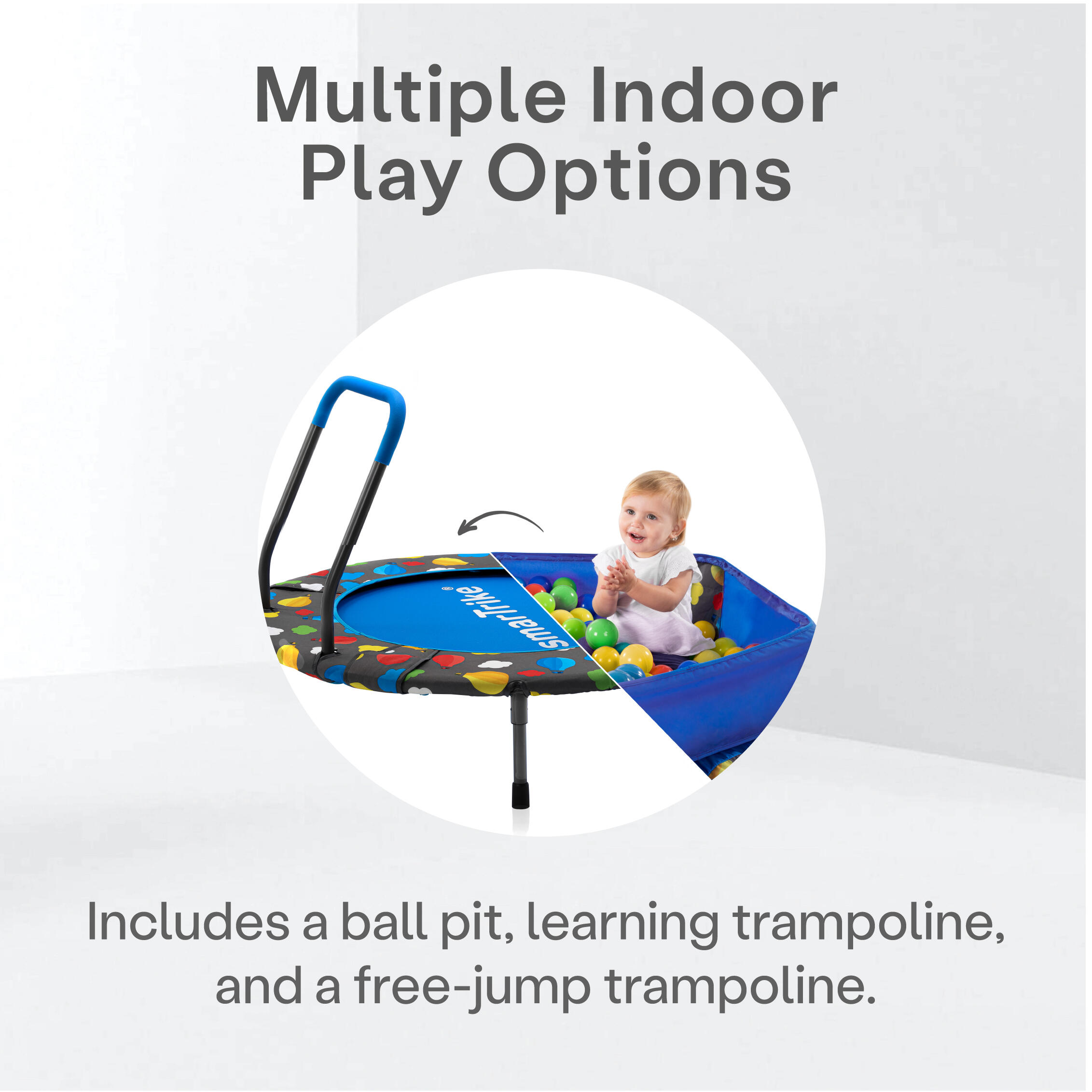 Trampoline Activity Center 3in1 Blue 5/7