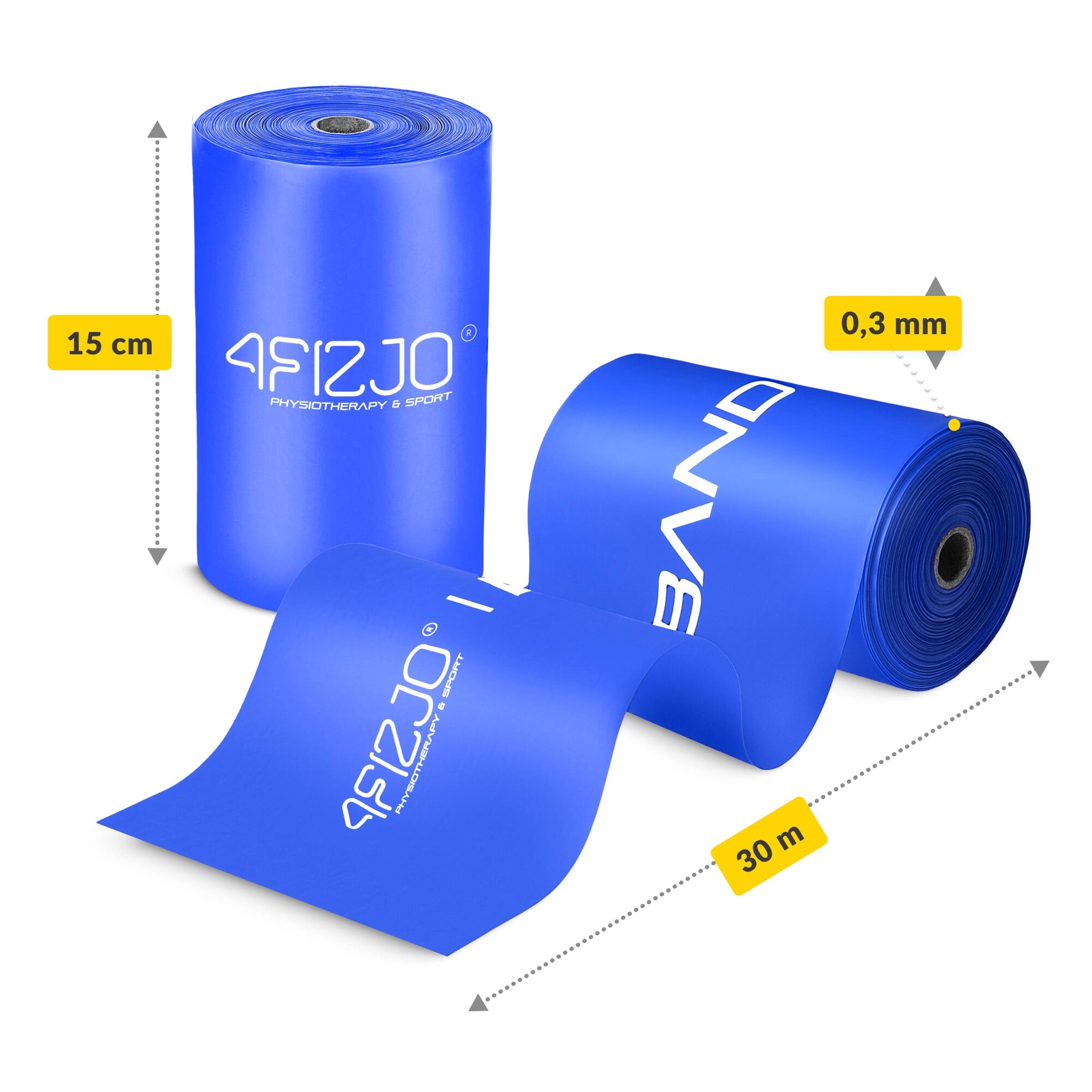 Reha-Band FLAT BAND 30m Rehabilitationsband - Profi-Latexband für Physiotherapie 2/7