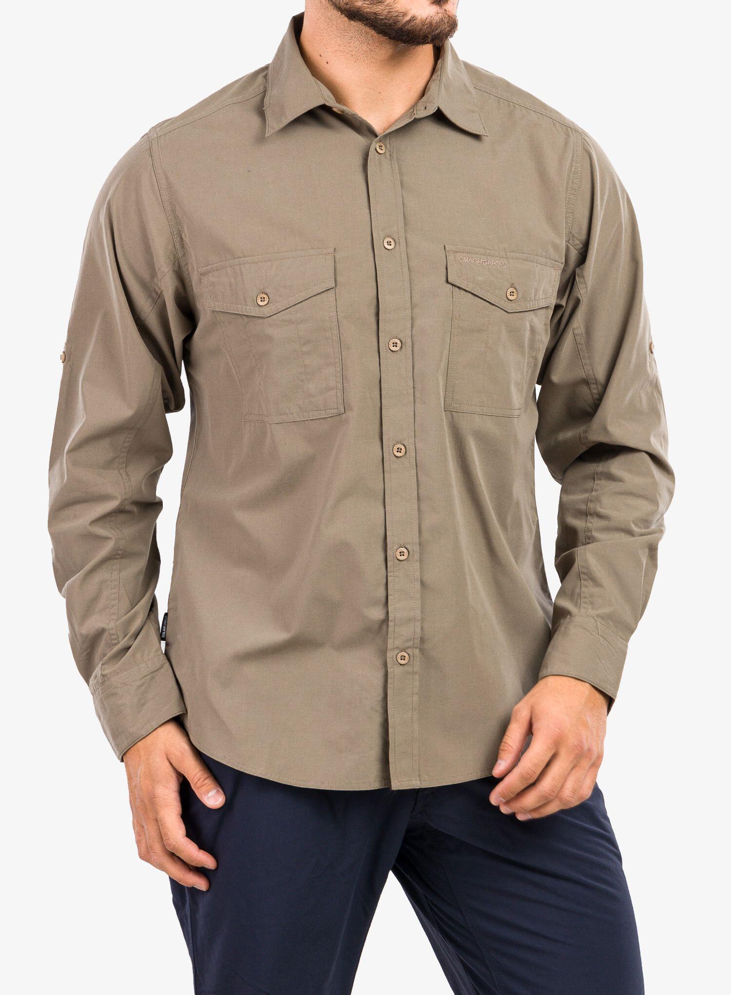 CRAGHOPPERS Herren Wandern Langarmshirt - Kiwi