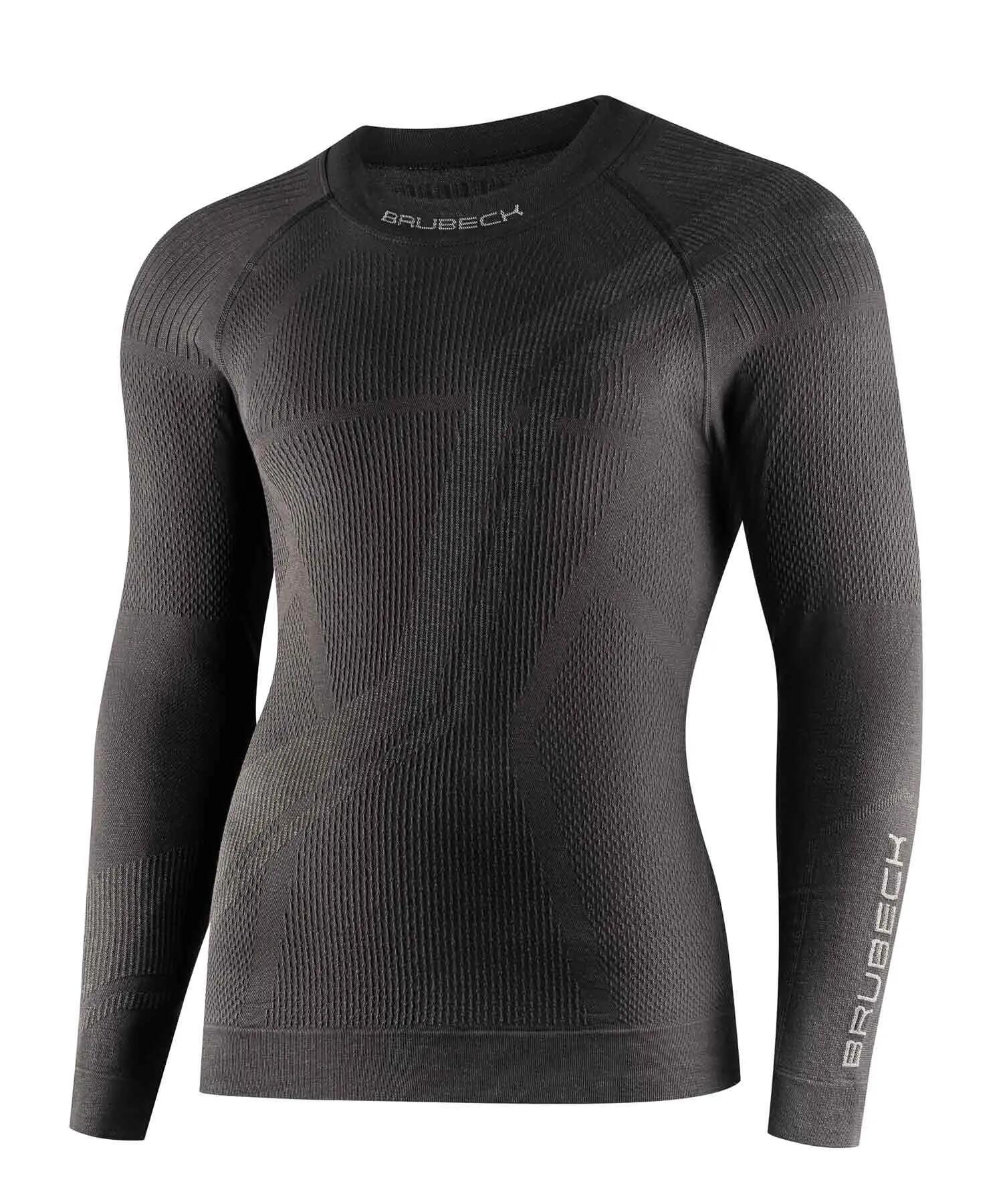 Bluza męska z wełną merino Brubeck THERMO WOOL by Pustelnik 3/6