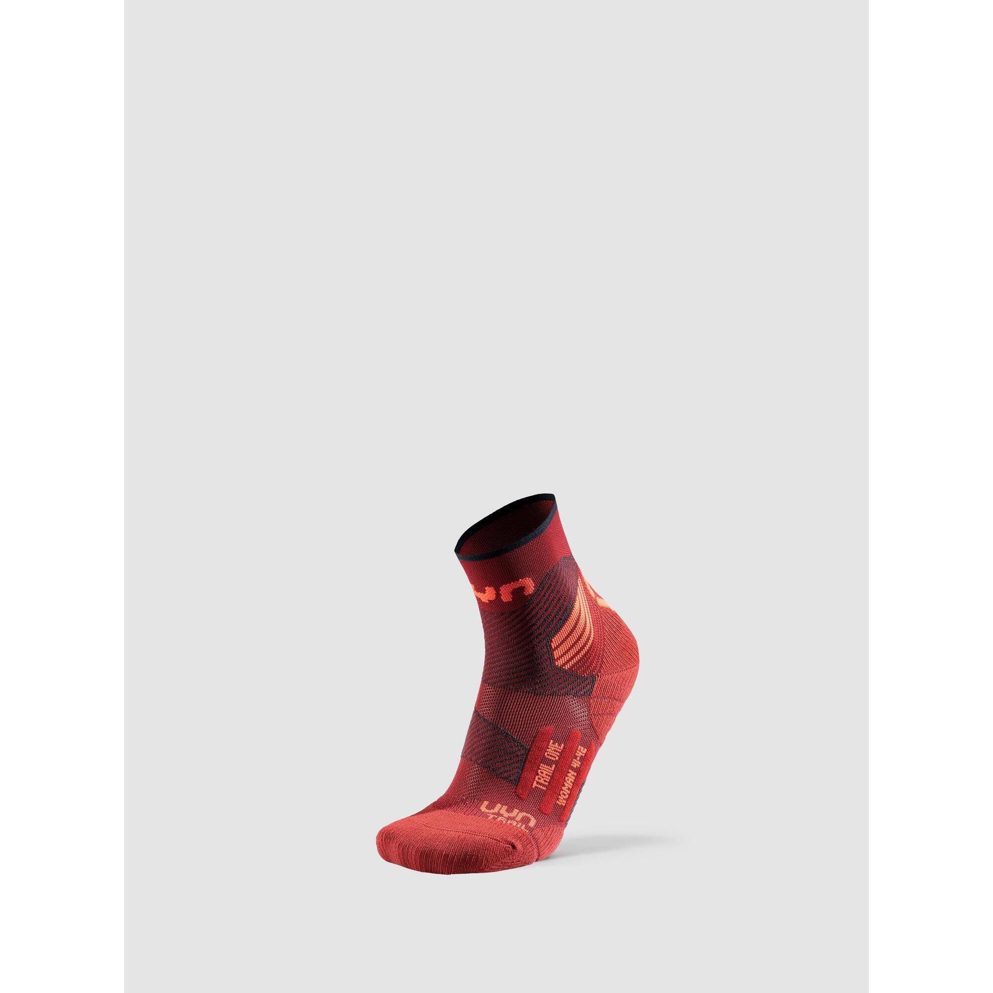 Uyn - Run Trail One Socks - Chaussettes - Rouge - 35/38 - Decathlon