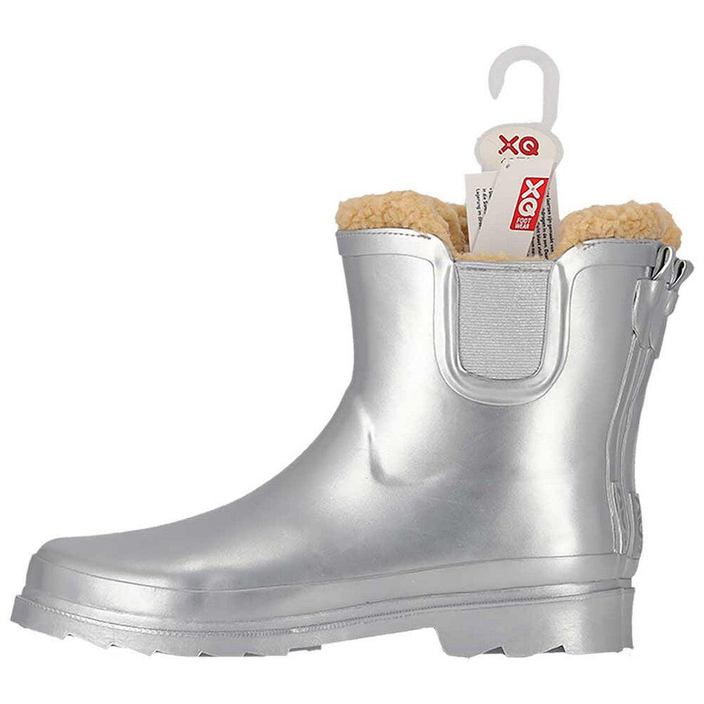 Regenlaarzen Chelsea dames - Metallic - Fake fur voering 4/6