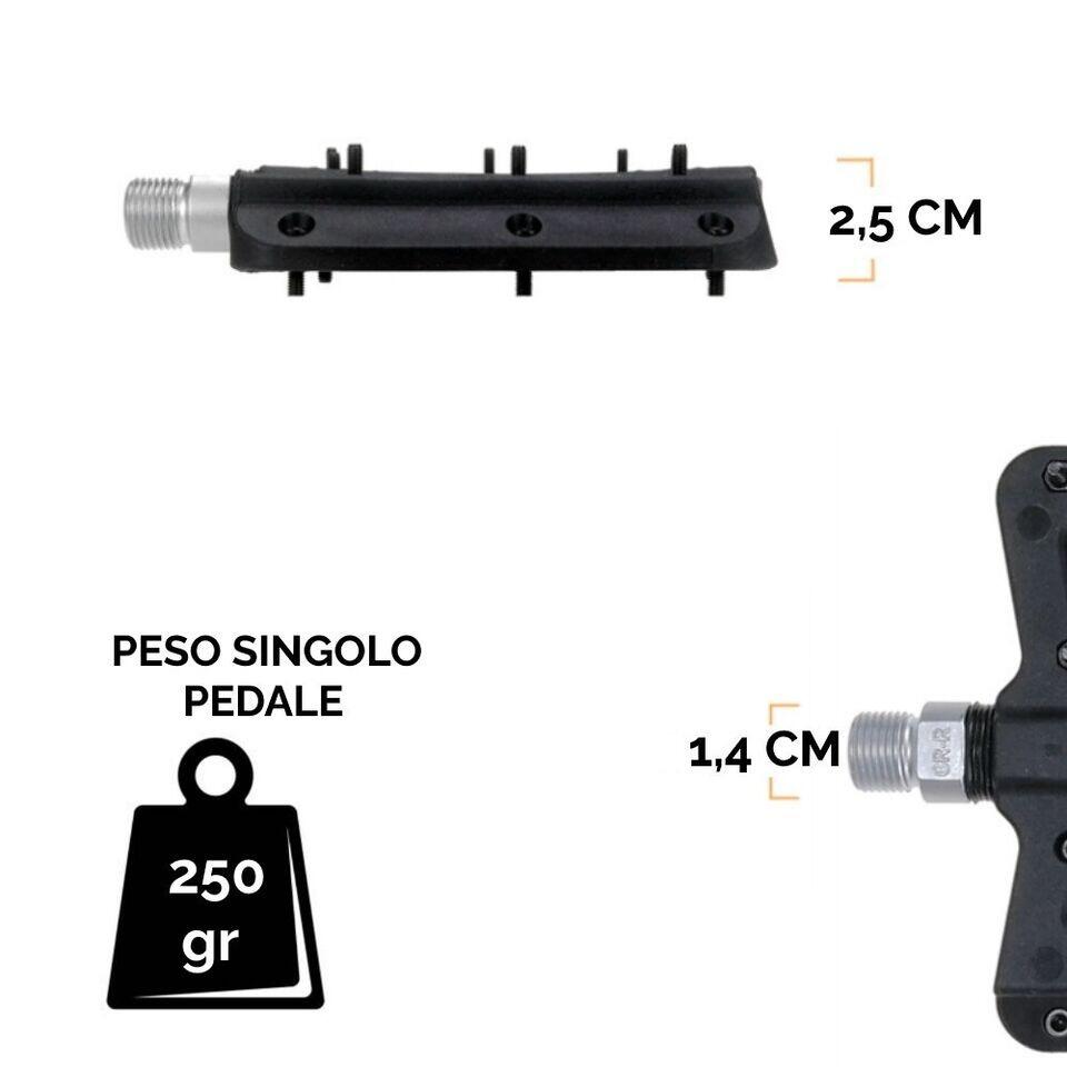 coppia pedali bici 9/16 EV 3/6