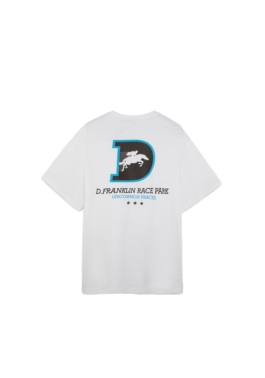 Camiseta Hombre Race Park Blanca 3/4