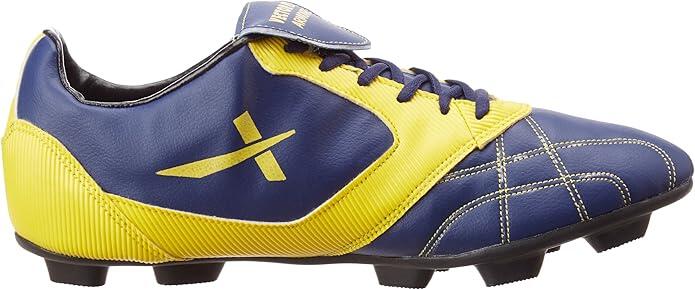 Vector X Armour Fußballschuhe Blau/Gelb – Größe 11 UK / 12 US / 45 EU 6/7