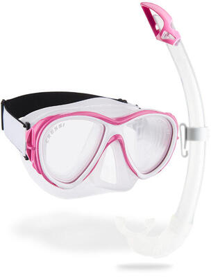 CRESSI Combo Set Samoa & Mexico Trasparente/Rosa Taglia unica Unisex