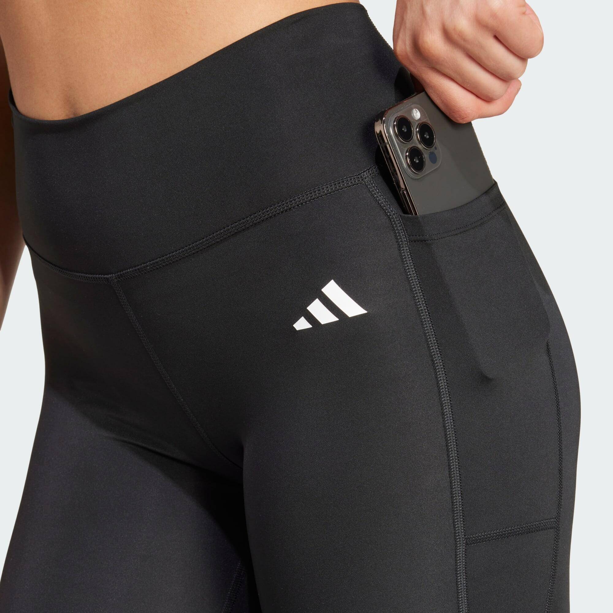 Adidas OPT ESS ST 1/1 Women Training Tights Black -  5