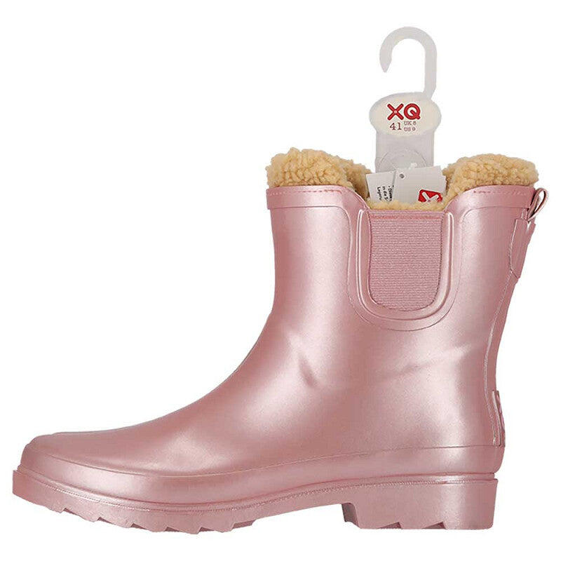 Botas de lluvia Chelsea para mujer - Forro de piel sintética - 100% Caucho 4/5