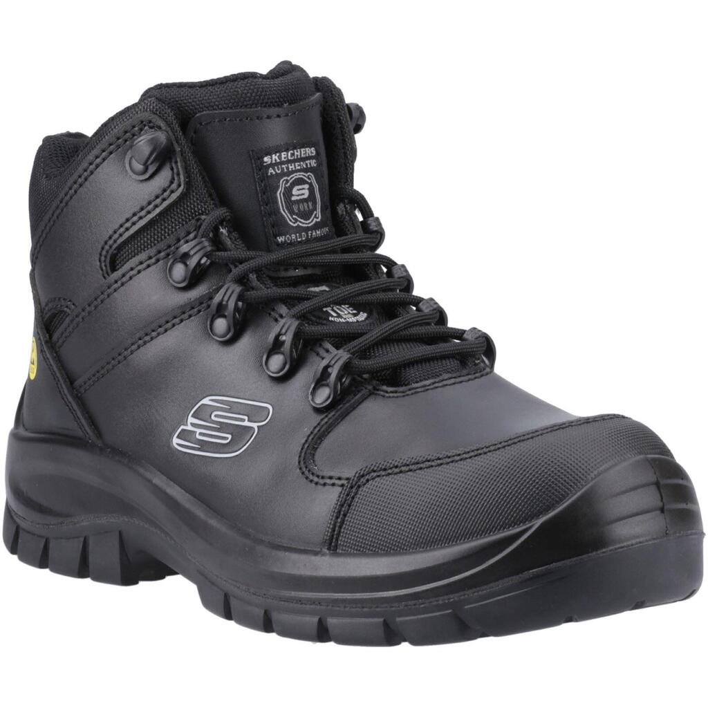Skechers Workwear Trophus Kilram Leather Men's Black Safety Boots