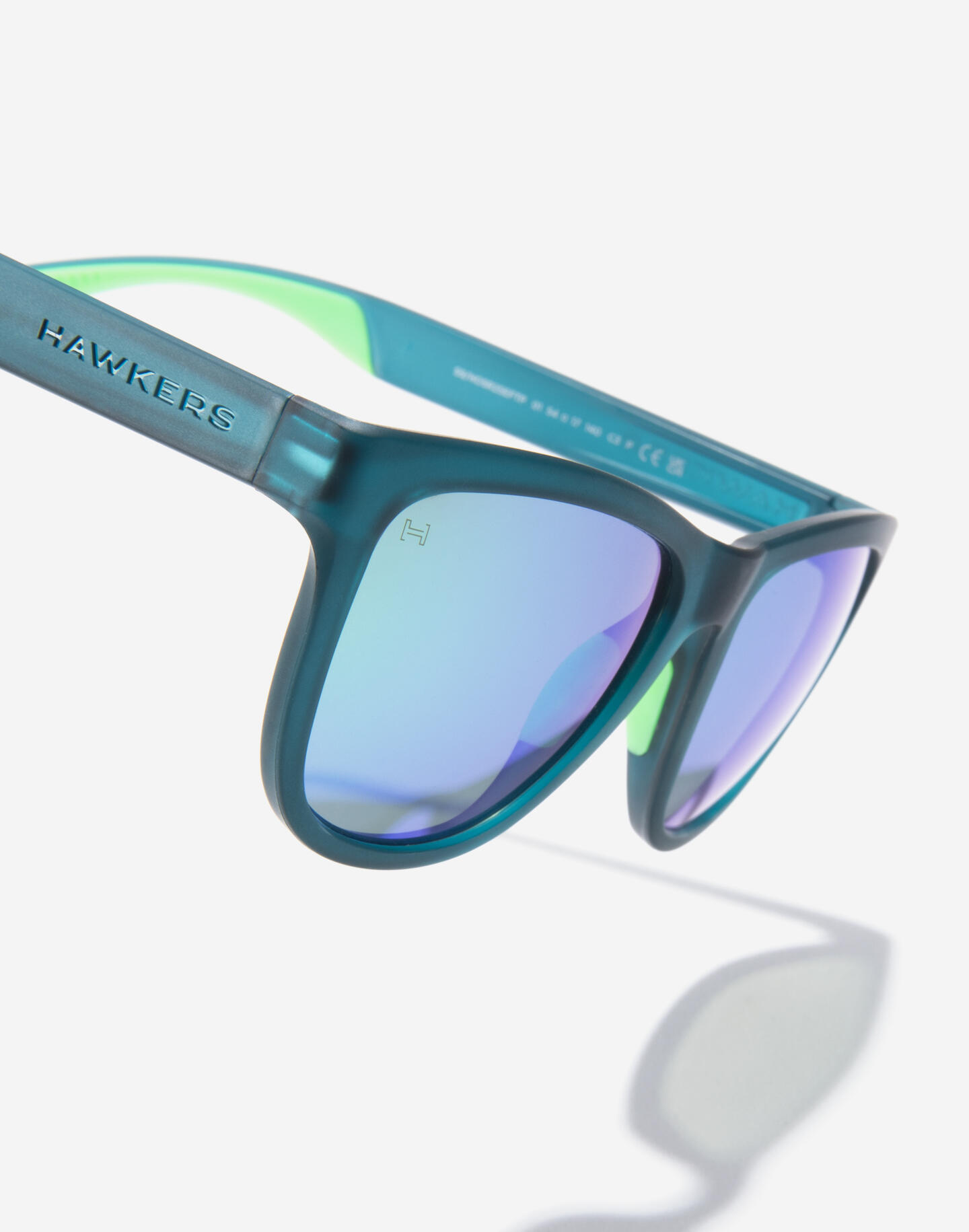 HAWKERS - Occhiali da sole per Uomo e Donna ONE SPORT RAW POLARIZED TEAL PEACOCK 5/6