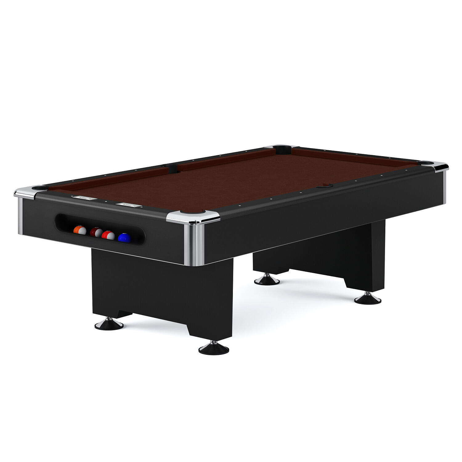 AUTOMATEN HOFFMANN Tavolo da biliardo Club Pro III Cioccolato Simonis 860 8 piedi (Campo 224x112
