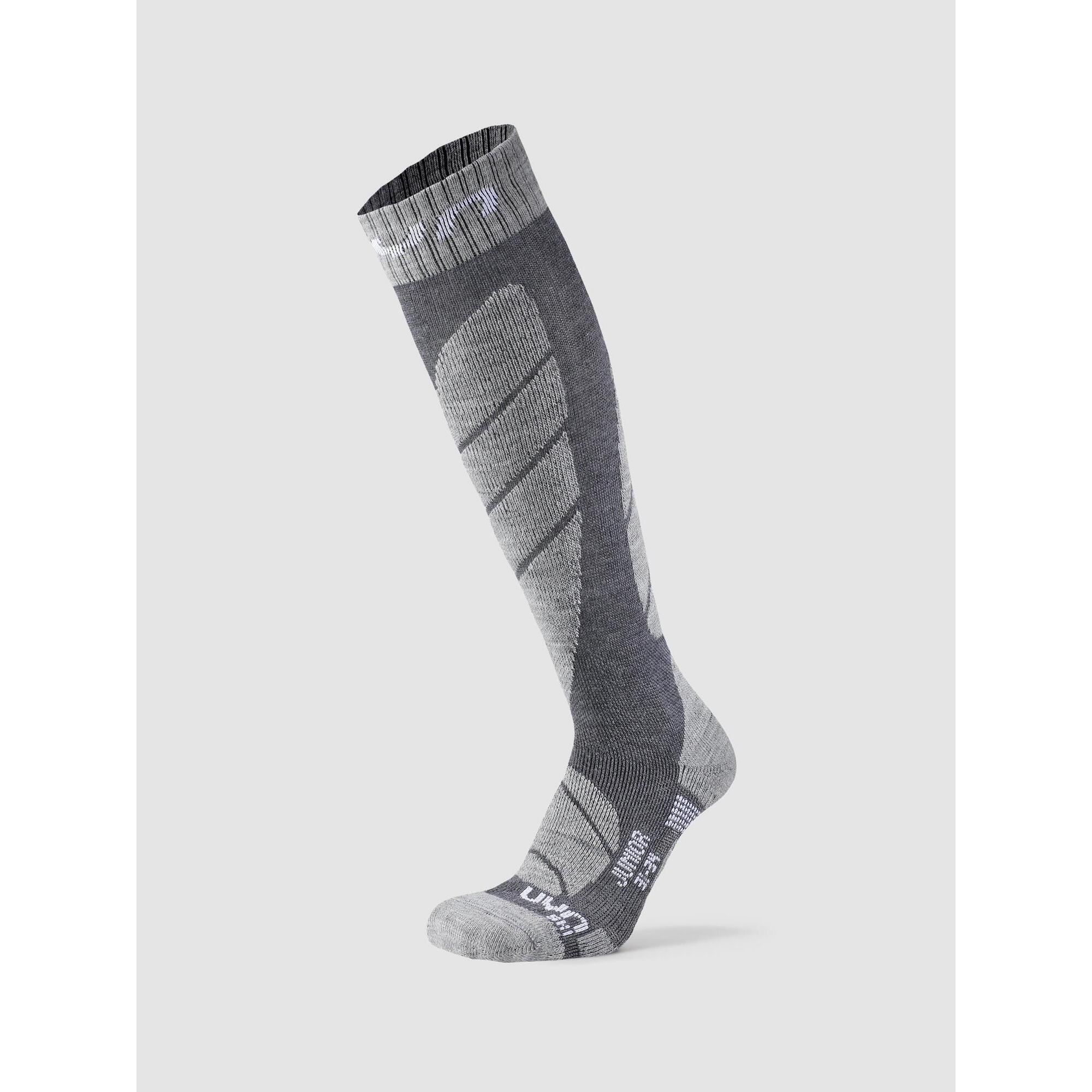 Uyn - Ski Junior Socks - Chaussettes - Gris - 27/30 - Decathlon