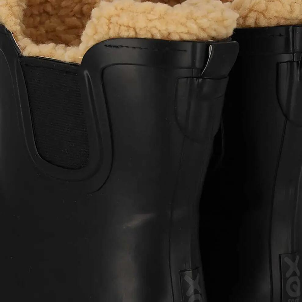 Chelsea regenlaarzen dames - Fake fur voering - 100% Rubber 3/6