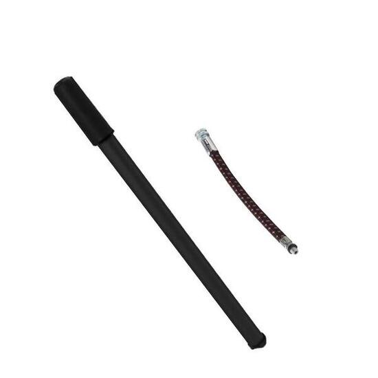 pompa gonfiatore per pneumatici ruote bici con raccordo flessibile EV