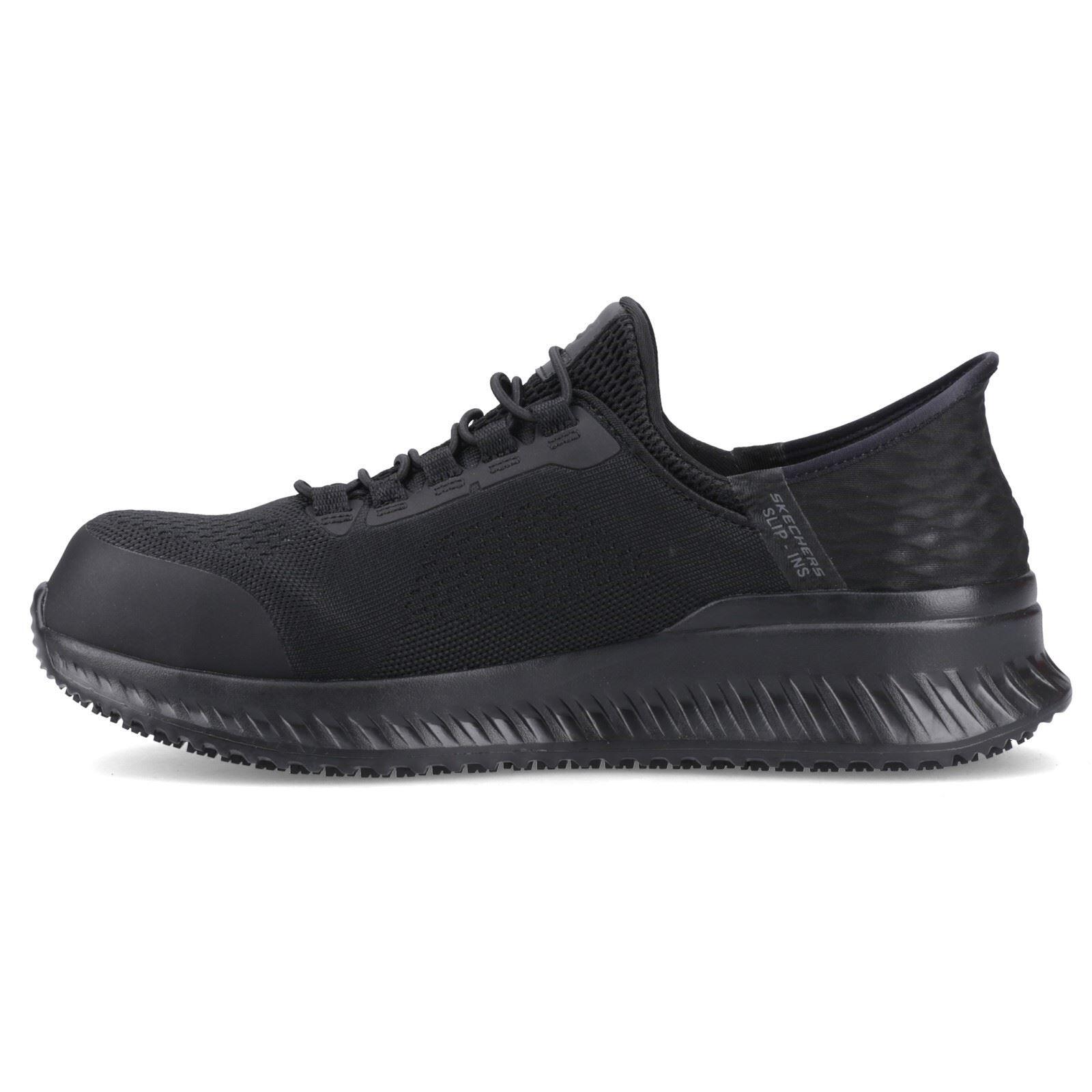 Zapatillas Skechers Hombre Slip-ins: Work Tilido - Fletchit Negro 5/6