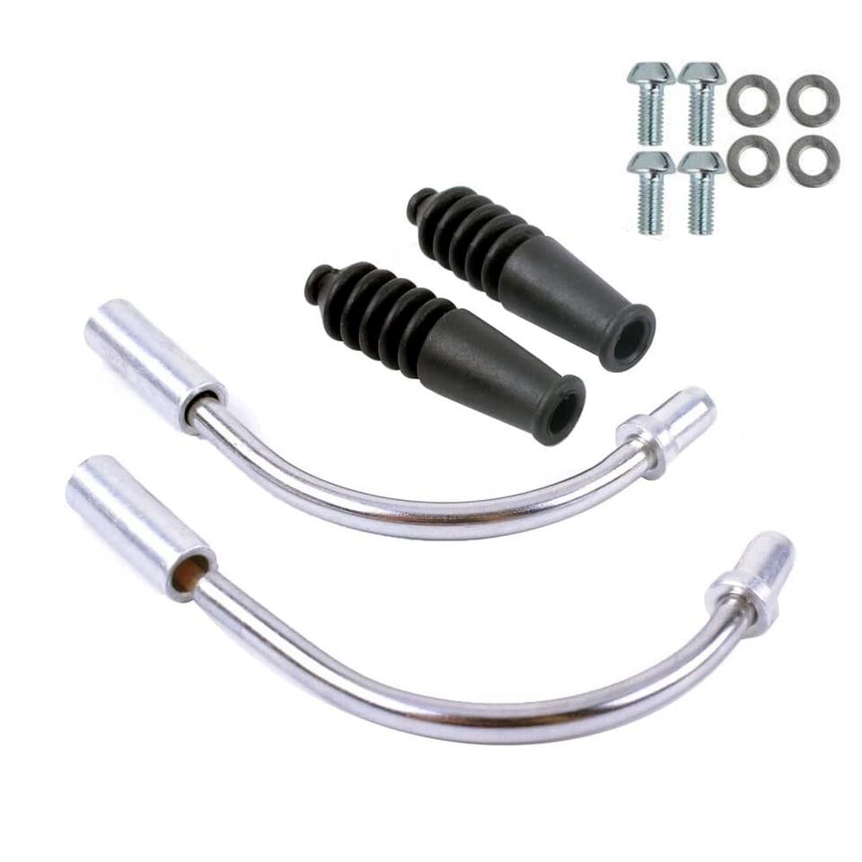 freni v-brake 2 coppie per bici universale set alluminio pinza v + pattini EV 5/6