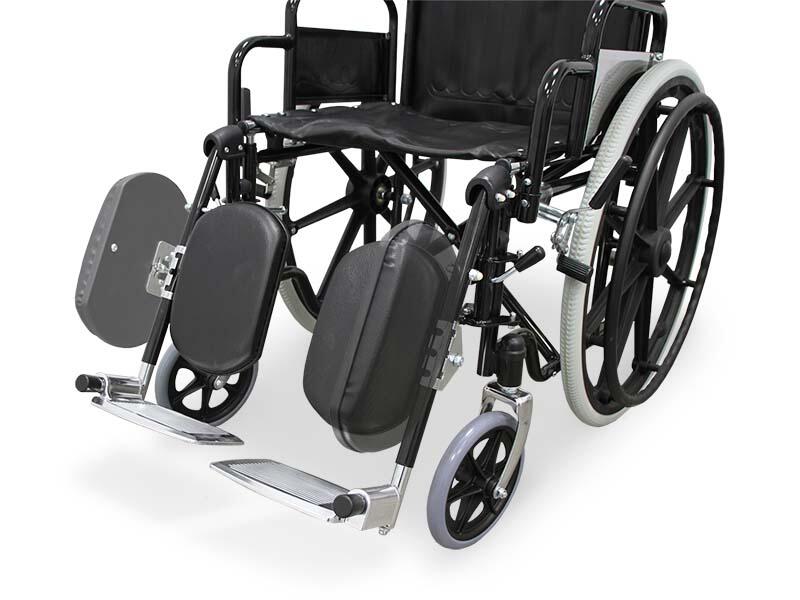 Wellcore cadeira de rodas elevatória em aço com apoio para os pés 5/5