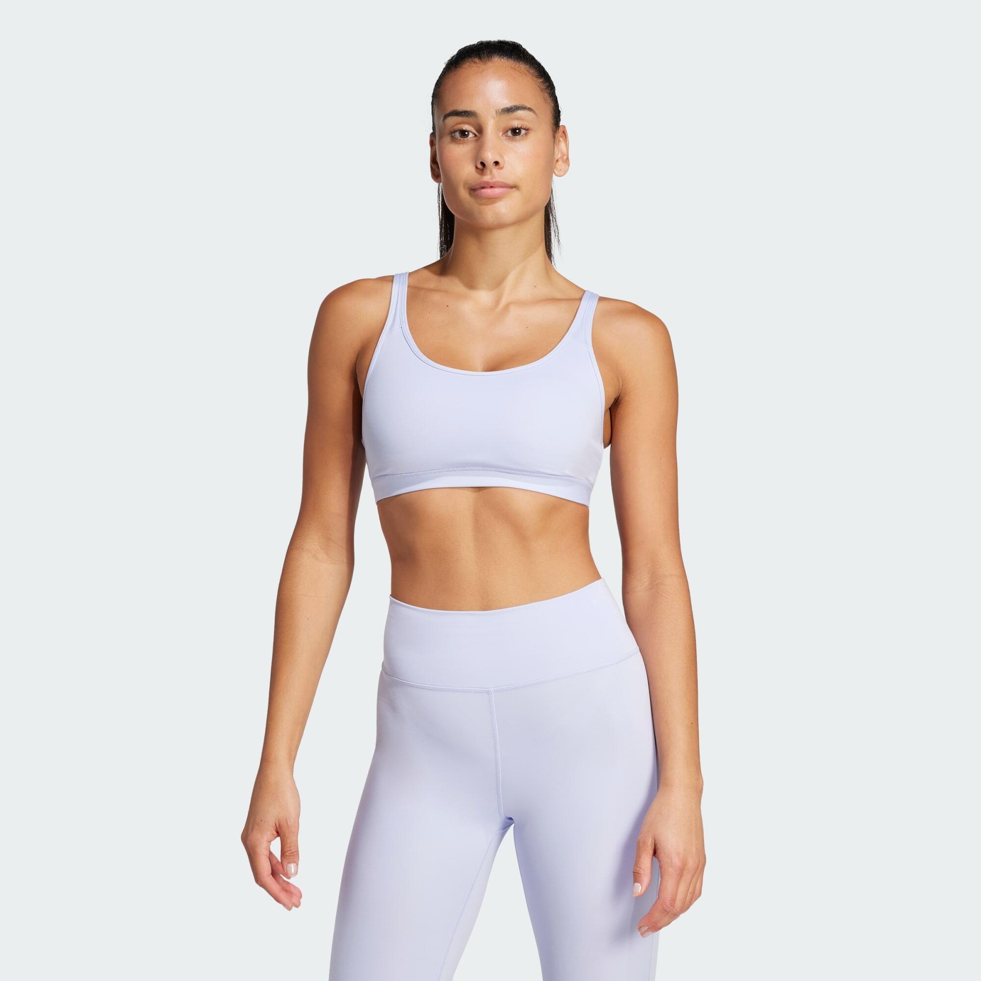 Adidas ALL ME ESS MS Women Training Bra Purple