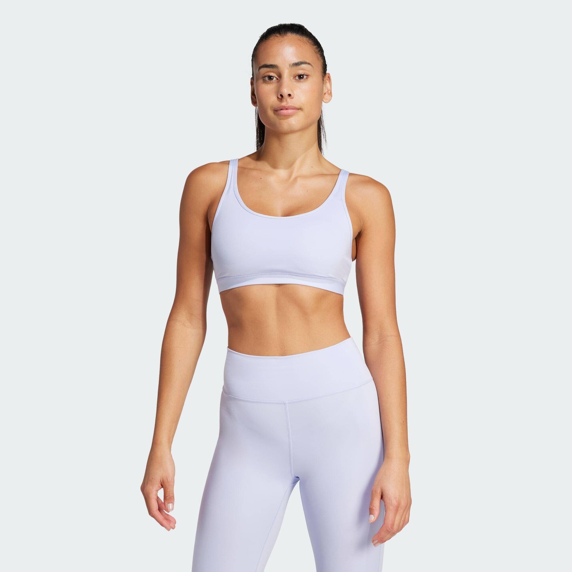 Adidas ALL ME ESS MS Women Training Bra Purple