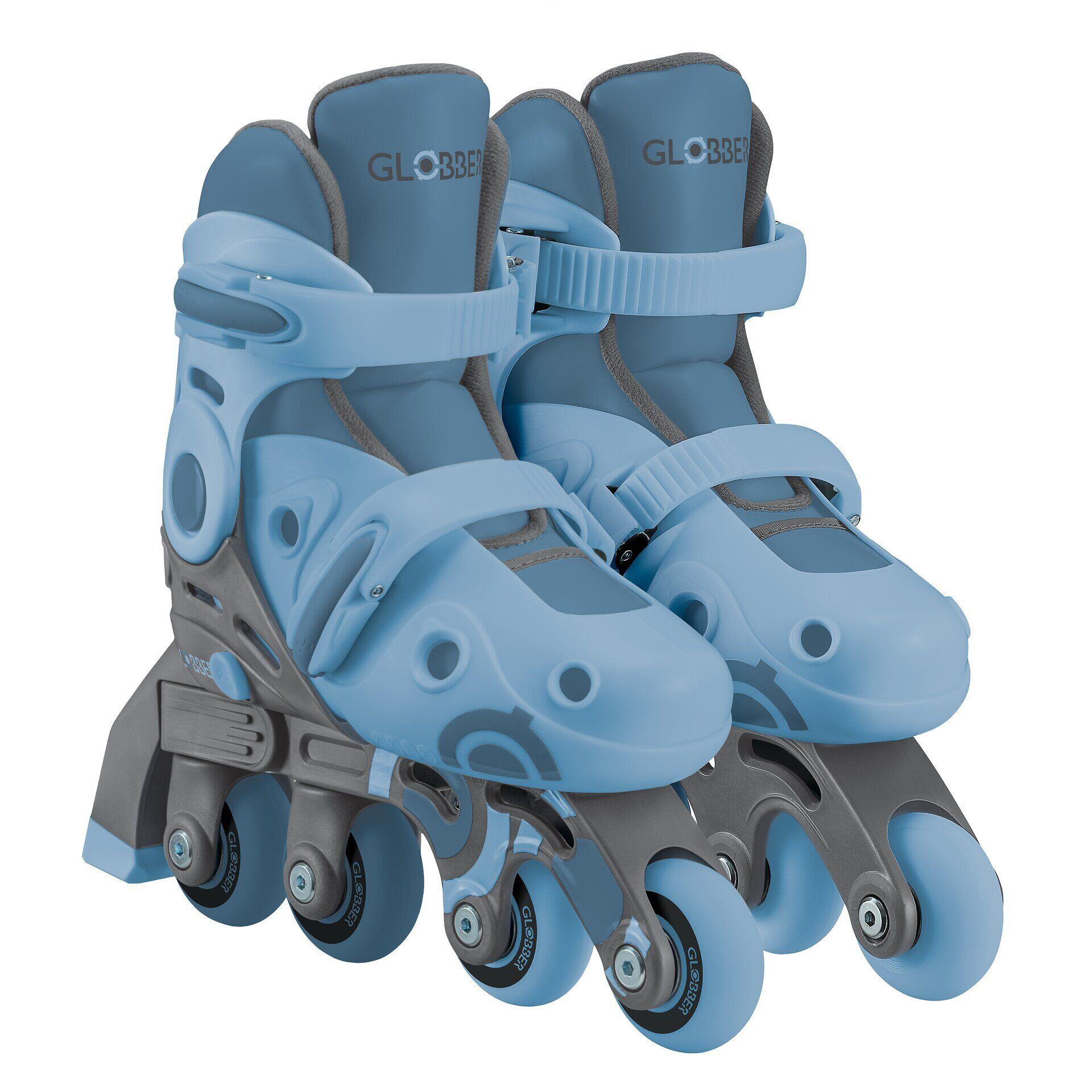 Evoluerende 2-in-1 rolschaatsen Maat XS-S van 26 tot 29 - Hemelsblauw 10/14