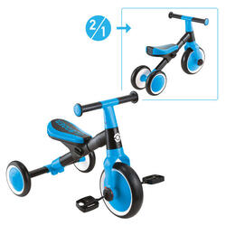 Tricycle LEARNING 2-en-1 - Bleu ciel