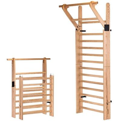 Sprossenwand mit Klimmzugstange vormontiert - Vira - Made in Germany