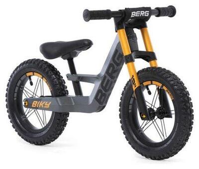 Berg biky cross loopfiets zwart 3–5 jaar
