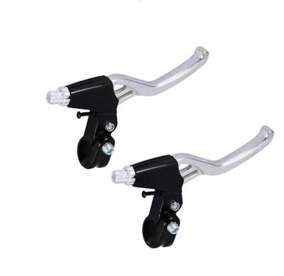 coppia leve freno bici in alluminio universali freni v-brake 2 dita EV