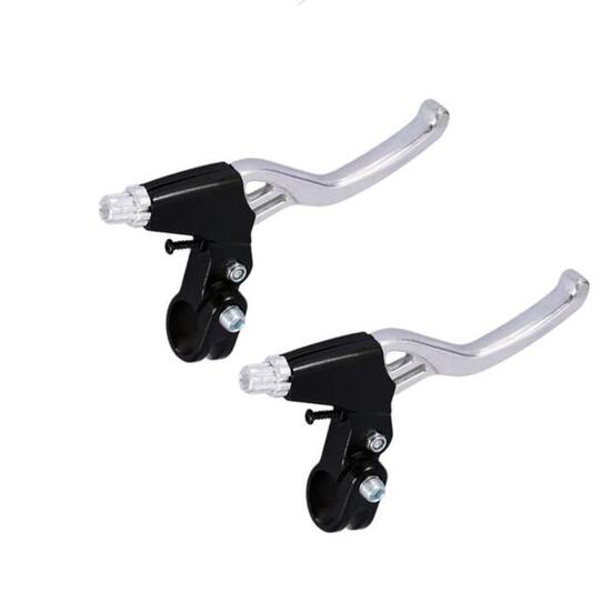 coppia leve freno bici in alluminio universali freni v-brake 2 dita EV