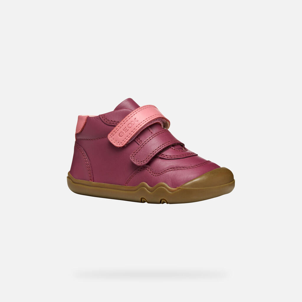 Baskets Bébé Fille B STEPPIEUP GIRL Violet Foncé/Rose Foncé 3/7