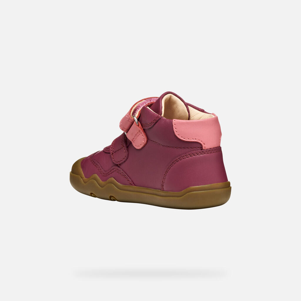 Baskets Bébé Fille B STEPPIEUP GIRL Violet Foncé/Rose Foncé 4/7