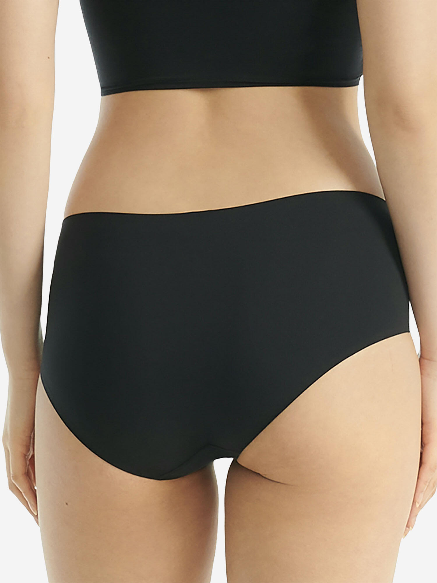 Hipster bequeme Panty Damen - Sport Active Light Flex schwarz 5/7