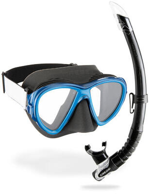 CRESSI Combo Set Fiji & Gamma Nero/Blu Taglia Unica Unisex