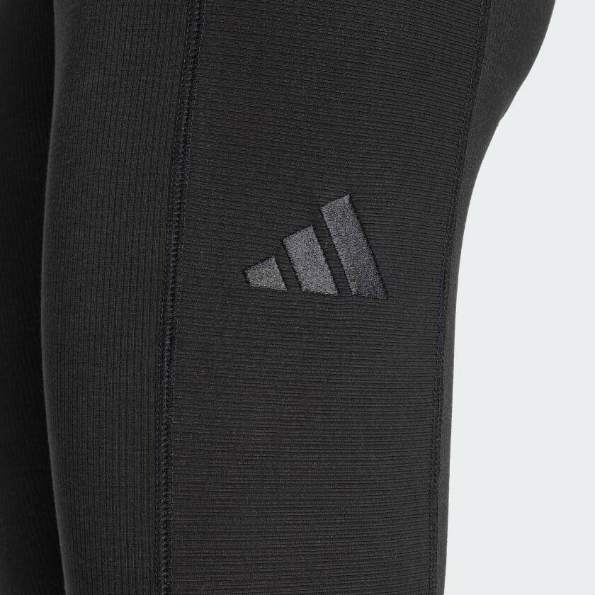 Adidas W LNG RIB LEG Women Sports Tights Black -  5