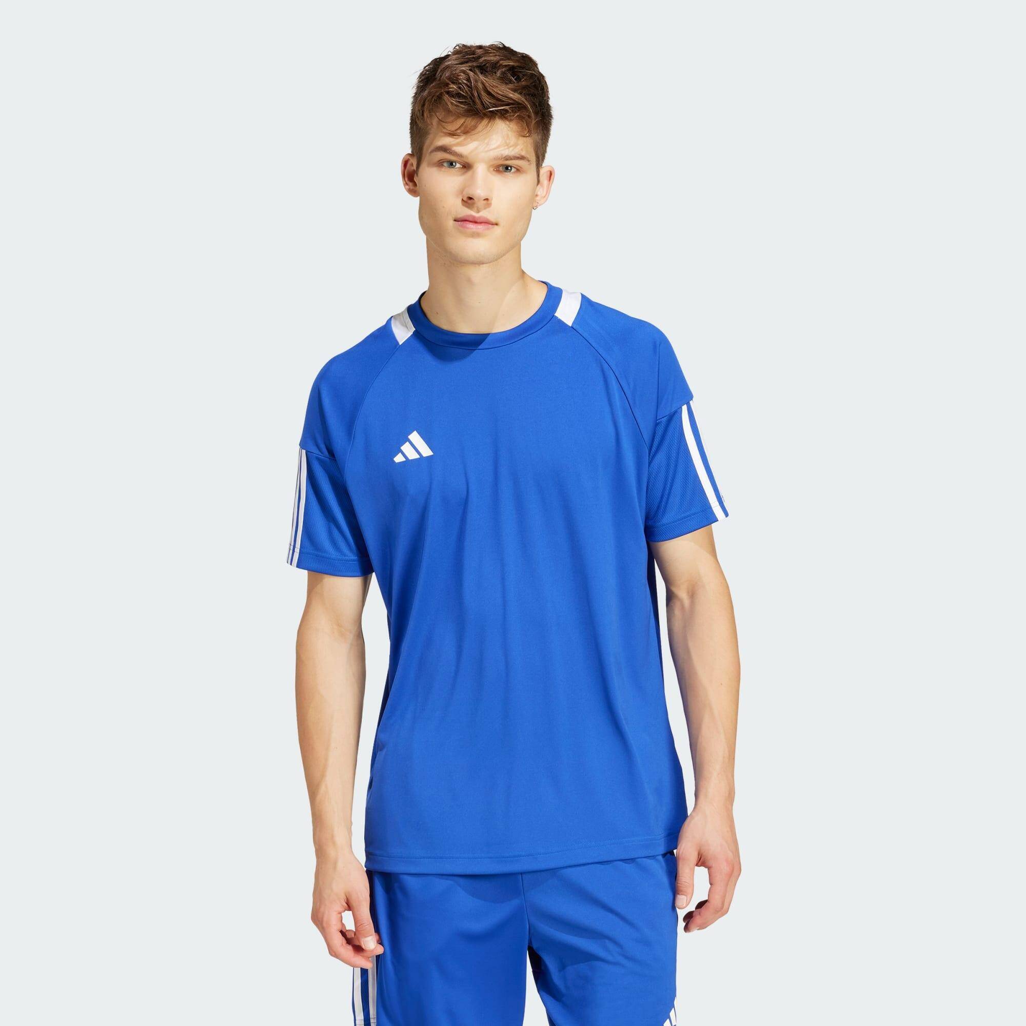 Adidas M SERENO 3S T Men Sports T-Shirts Blue -  1