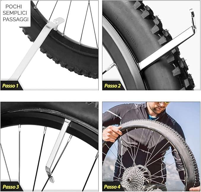 levagomme bici set da 3 pezzi leve per ruote  EV 4/6