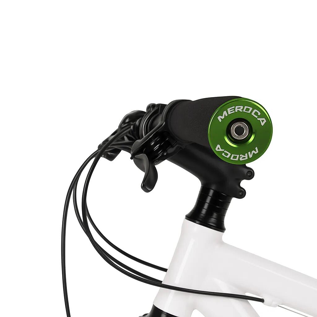 Bouchons de cintre vélo AL6061 22-24 mm vert 19 g la paire 2/2