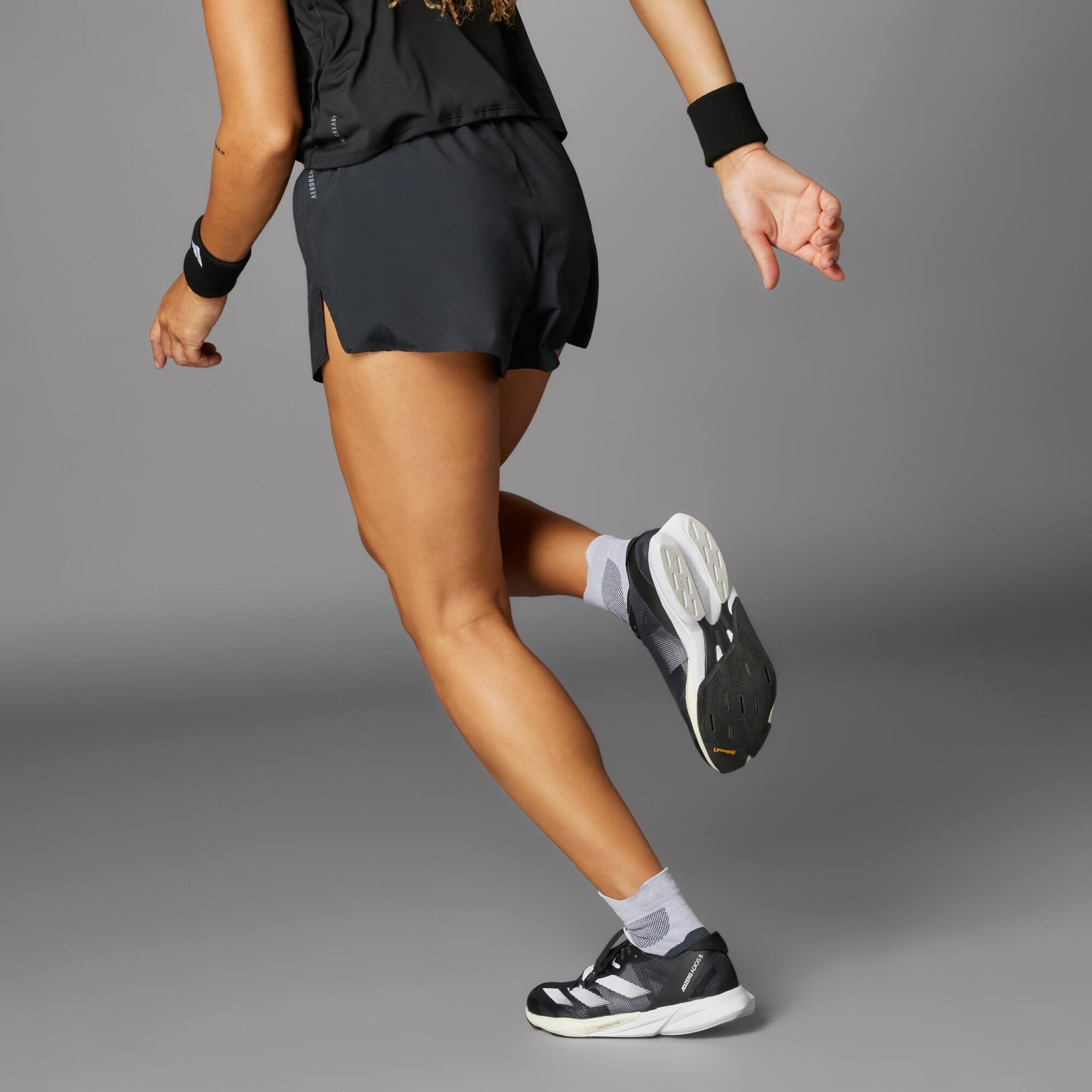 Adidas ADIZERO E SHORT Women Running Shorts Black