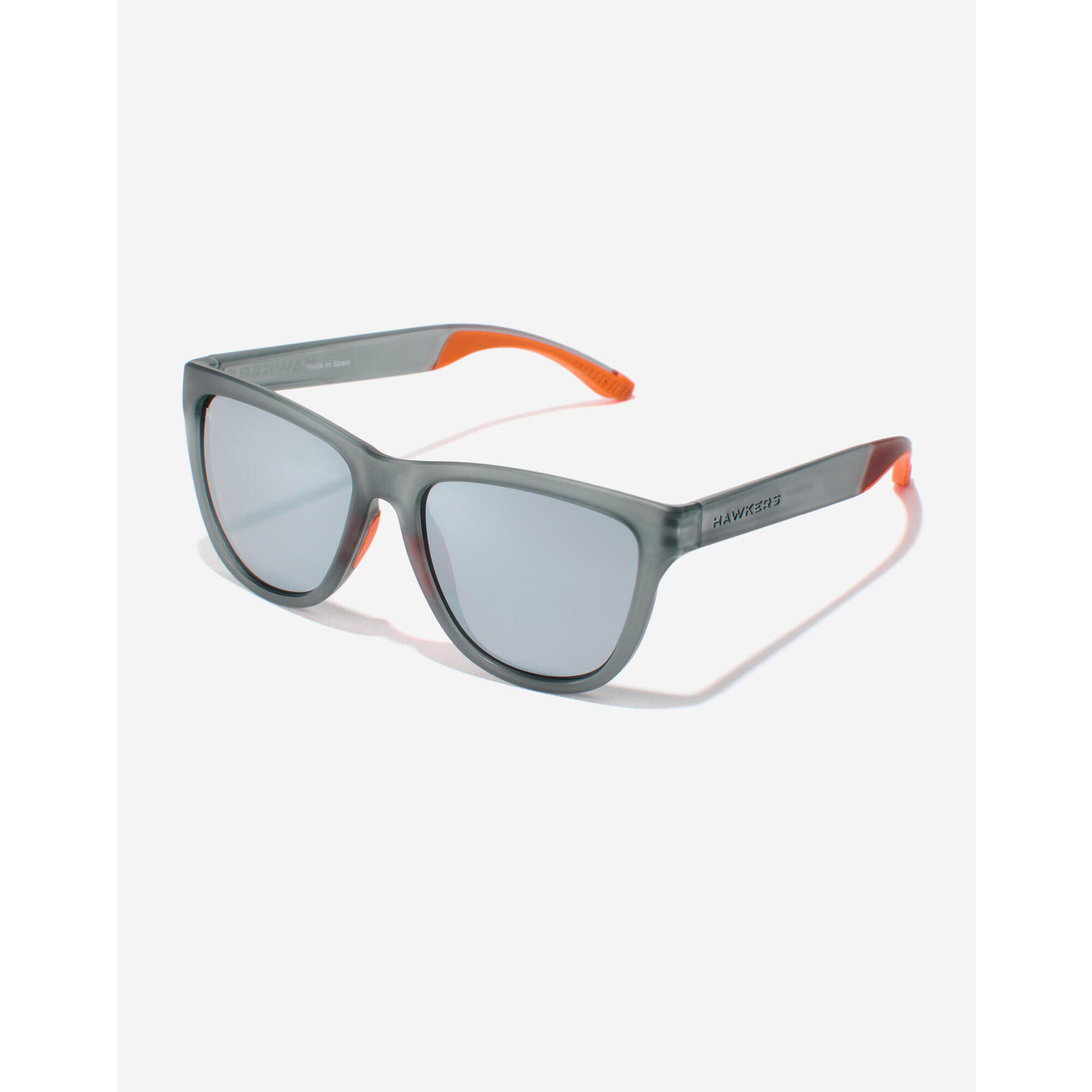 Hawkers - Hawkers Lunettes Soleil Homme Et Femme One Sport Raw Polarized Grey Smoke Chrome - Lunettes De Soleil - Gris - Taille Unique - Decathlon